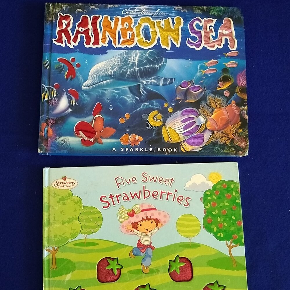 Five Sweet Strawberries + Rainbow Sea x 2